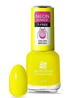 Лак для ногтей "Gel Formula Neon Dance" тон: 256, искрящийся желтый