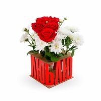 Сборная деревянная модель "Декоративная ваза. Люблю"