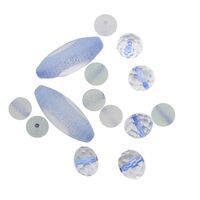 Набор стеклянных бусин "Астра №2" (14 шт.)