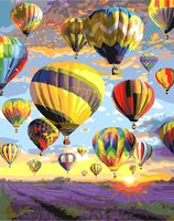 Картина по номерам "Парад воздушных шаров" (400х500 мм)