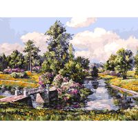 Картина по номерам "Весна в Павловском парке" (300х400 мм)