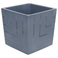 Цветочный горшок "Квадро" (1,2 л; антрацит)