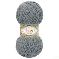 Пряжа "Softy Plus №87" (100 г; 120 м; серебро)