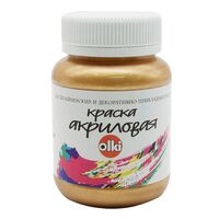 Краска акриловая "Металлик" (золотая темная; 100 мл)