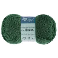 Пряжа носочная "Брусника №480" (100 г; 400 м; зелёный)
