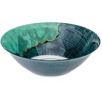 Салатник стеклянный "Algoreene Green" (270 мм)