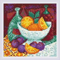 Алмазная вышивка-мозаика "Апельсины" (20х20 см)