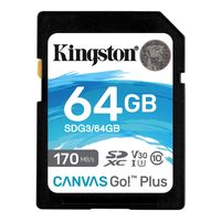 Карта памяти SDXC 64Gb Kingston Canvas Go Plus