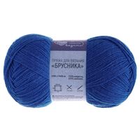 Пряжа носочная "Брусника №670" (100 г; 400 м; синий)