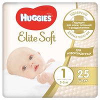 Подгузники "Elite Soft 1" (3-5 кг; 25 шт.)