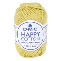 Нитки для вязания крючком "Happy Cotton №771" (20 г; 43 м; buttercup)