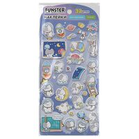 Набор гелевых наклеек "Зверята"