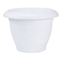 Кашпо "Terra" (9,3 л; белый)