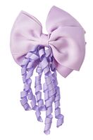 Заколка для волос "Бант со спиральками" (фиолетовый)