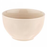 Салатник фарфоровый "Шоколад" (400 мл; кремовый)