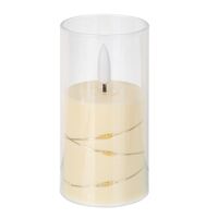 Светильник декоративный "Свеча в стакане" (10,5 см)