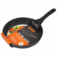 Сковорода алюминиевая, 24 см "Hi-Black"