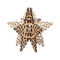 Деревянная заготовка сборная "Звезда"