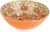 Салатник фарфоровый "Arabesque. Orange" (205х205х90 мм)
