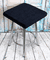 Подушка на стул "Velours Cuadro" (33х33 см; тёмно-синяя)