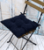 Подушка на стул "Velours" (42х42 см; темно-синяя)