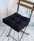 Подушка на стул "Monochrome" (40х40 см; темно-синяя)