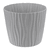 Кашпо "Волна" (4 л; серое)