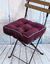 Подушка на стул "Mojo" (40х40 см; сливовая)