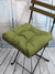 Подушка на стул "Outlet" (40х40 см; зелёный меланж)
