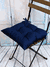 Подушка на стул "Simplex" (42х42 см; тёмно-синяя)